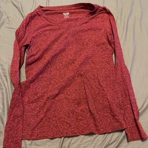 Red Long Sleeve Tee